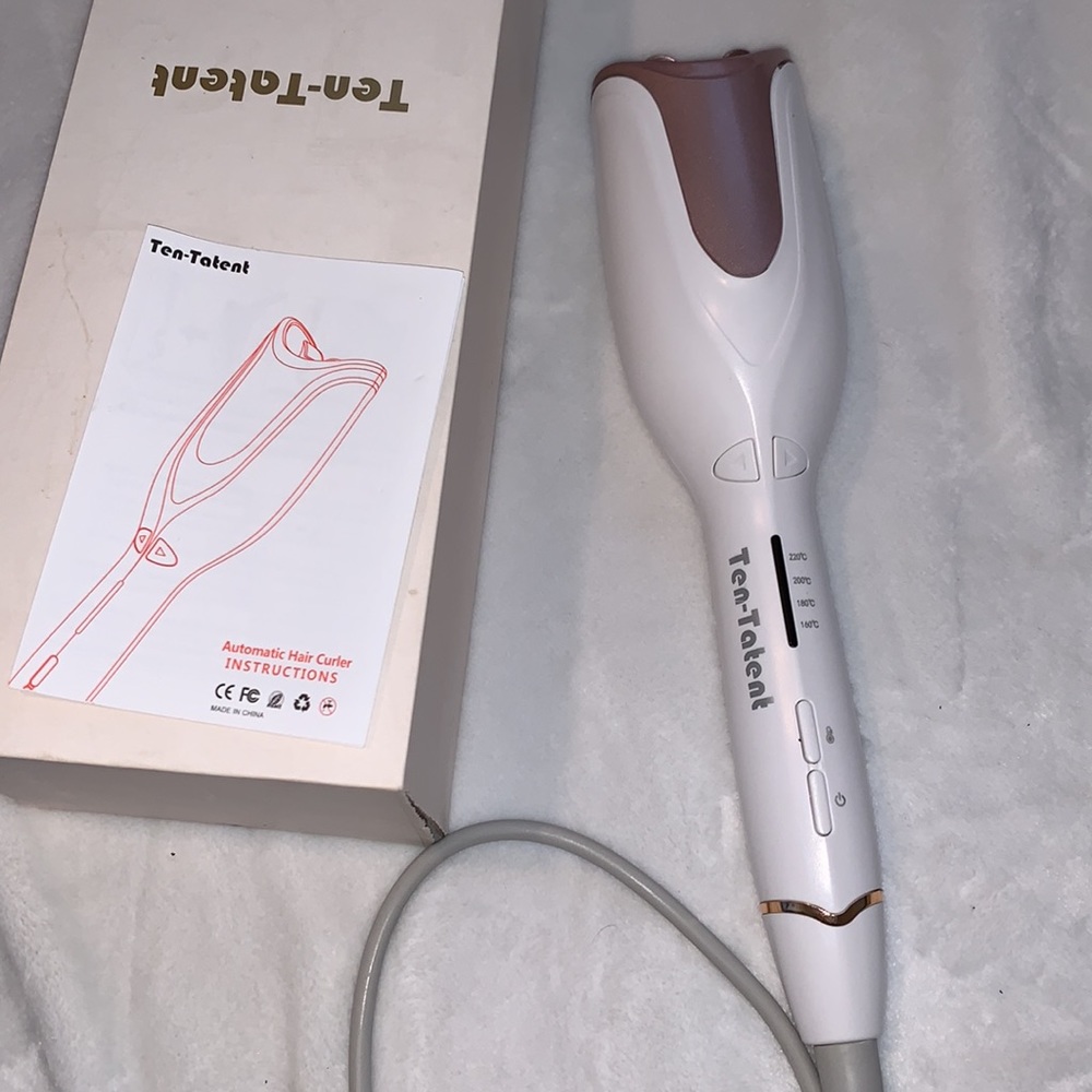 AUTOMATIC HAIR CURLER WITH BOX